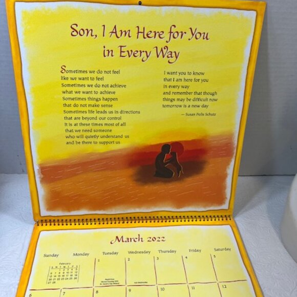 2022 "To My Son, I Love You" 12-Month Wall Calendar by Susan Polis Schutz - Picture 5 of 13